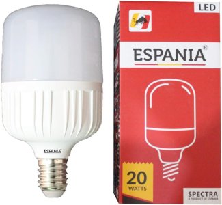 Led 20W  E27  6500K Pillar Shape Espania