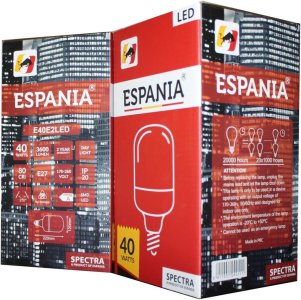 Led 40W E27 6500K Pillar Shape Espania