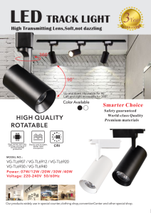 LED Track Light VG-TL6907R Series