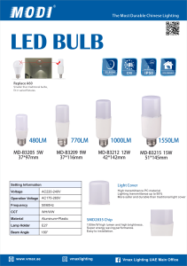 LED Bulb MD-B3205 Series