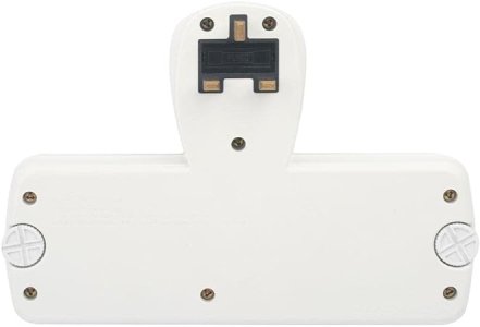 Terminator 3 Way Universal T-Socket Multi Adaptor With Individual Switches