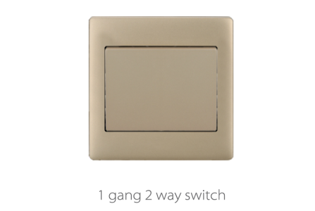 V1 Golden 1-4 Gang 2 Way Switch