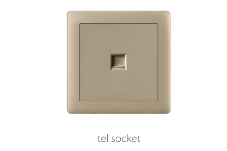 V1 Golden Tel Socket