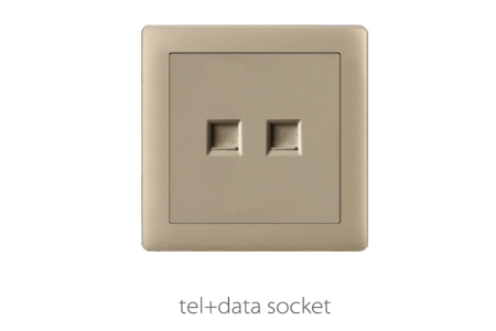 V1 Golden Tel Socket