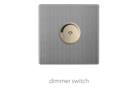 V3 Golden-Stainless Dimmable Switch