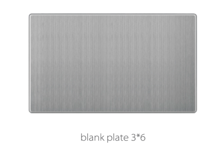 V3 Golden-Stainless Blank Plate