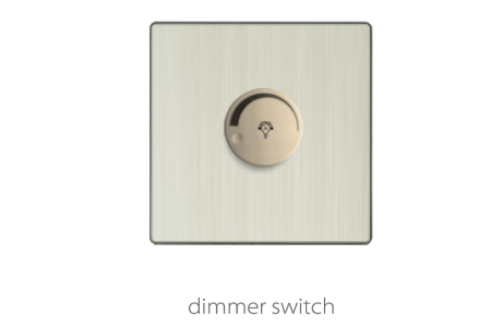 V3 Golden-Aluminum Dimmable Switch