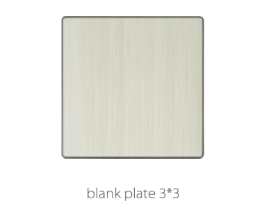 V3 Golden-Aluminum Blank Plate