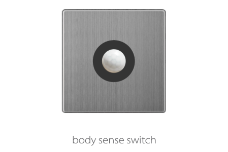 V3 Coffee-Stainless Dimmable Switch