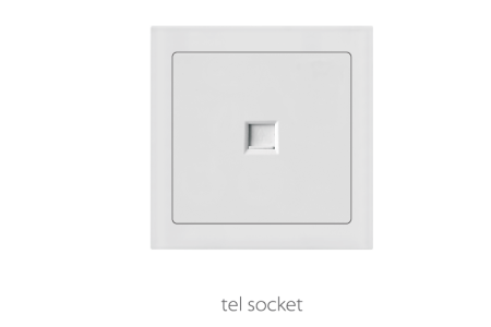 V4 Ivory Tel Socket Series