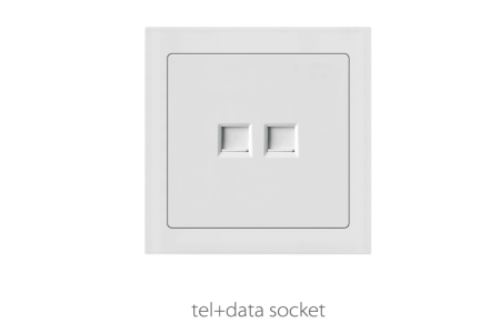 V4 Ivory Tel Socket Series