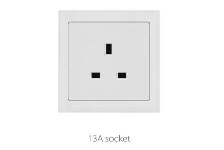 V4 Ivory 13A Socket Series