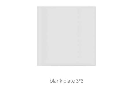 V4 Ivory Blank Plate
