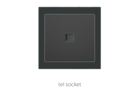 V4 Black Tel Socket Series