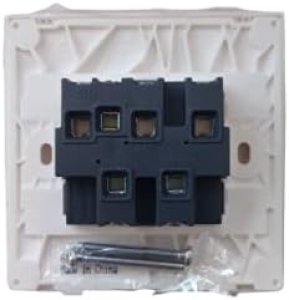 Legrand Belanko White- 3 Gang 1 Way