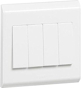 Legrand Belanko White 4 Gang - 2-Way