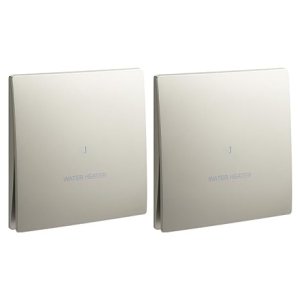 1-gang-1-way-double-pole-20a-switch-with-water-heaterand-red-power-indicator Champagne