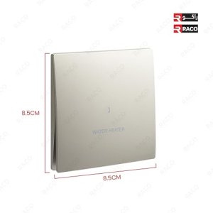 1-gang-1-way-double-pole-20a-switch-with-water-heaterand-red-power-indicator Champagne