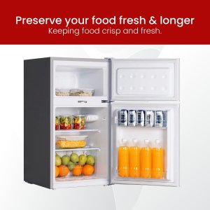 Nobel Double Door Refrigerator NR120S Silver
