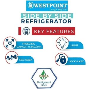 Westpoint Top Mount Refrigerator 180 Litres WRN-1816ER