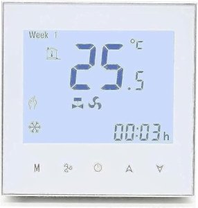 Thermostat For 2 Pipe Central Air Conditioner 3 Speed Fan Coil Unit with Modulating valve 0-10V Control