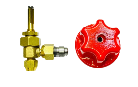 Gas Control Valve Tap Red For Commercial Gas Cookers