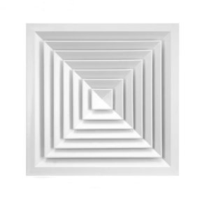 Square Ceiling Diffuser Return HVAC Diffuser 225x225mm