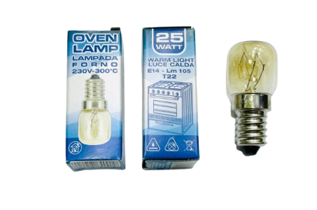 Oven Lamp Bulb  E14, 25W, 230V-240V, 300°C