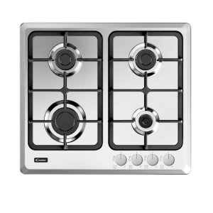 Candy Built-in Gas Hob 60cm, 4 Burners CHGBF6X SASO Made in italy