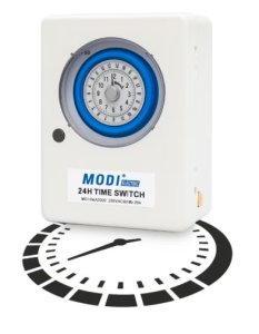 24H Mechanical Time Switch | Programmable Timer with 96 ON/OFF Settings | Heavy Duty 20A