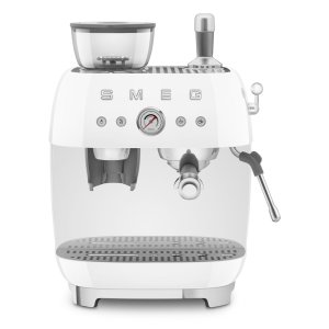 Smeg Coffee Machine with Grinder, EGF03WHUK