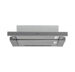 Indesit 60 cm Slider Cooker Hood, Stainless Steel