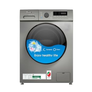 Terim 7kg Front Load Fully Automatic Washing Machine TERFL714SKYT, 1400 RPM, Inverter Motor, Quick Wash, LED Display, 5-Star ESMA Rating, Silver