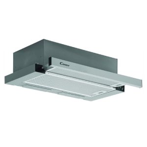 Candy 60cm Telescopic Canopy Cooker Hood - Stainless Steel