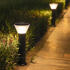 Solar Bollard Light (B02) | 6Ah 3.2V LiFePO4 Battery | 3000K-6000K CCT | IP65 Waterproof | 3 Years Warranty | Constant Mode Solar Lighting |