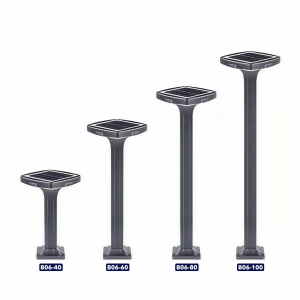 Solar Bollard Light (B06) | 7Ah 3.2V LiFePO4 Battery | 3000K/6000K CCT | IP65 Waterproof | 3 Years Warranty