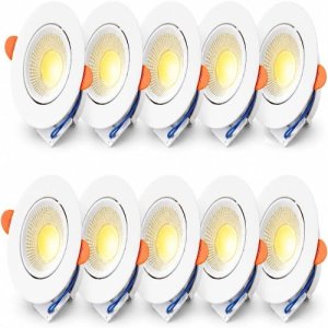 MHL Led Spot Fitting 7W White & Warm White ( 6500k & 3000K ) PACK 0F 10PCS